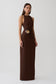 Maylin Hardware Maxi Dress - Dark Chocolate